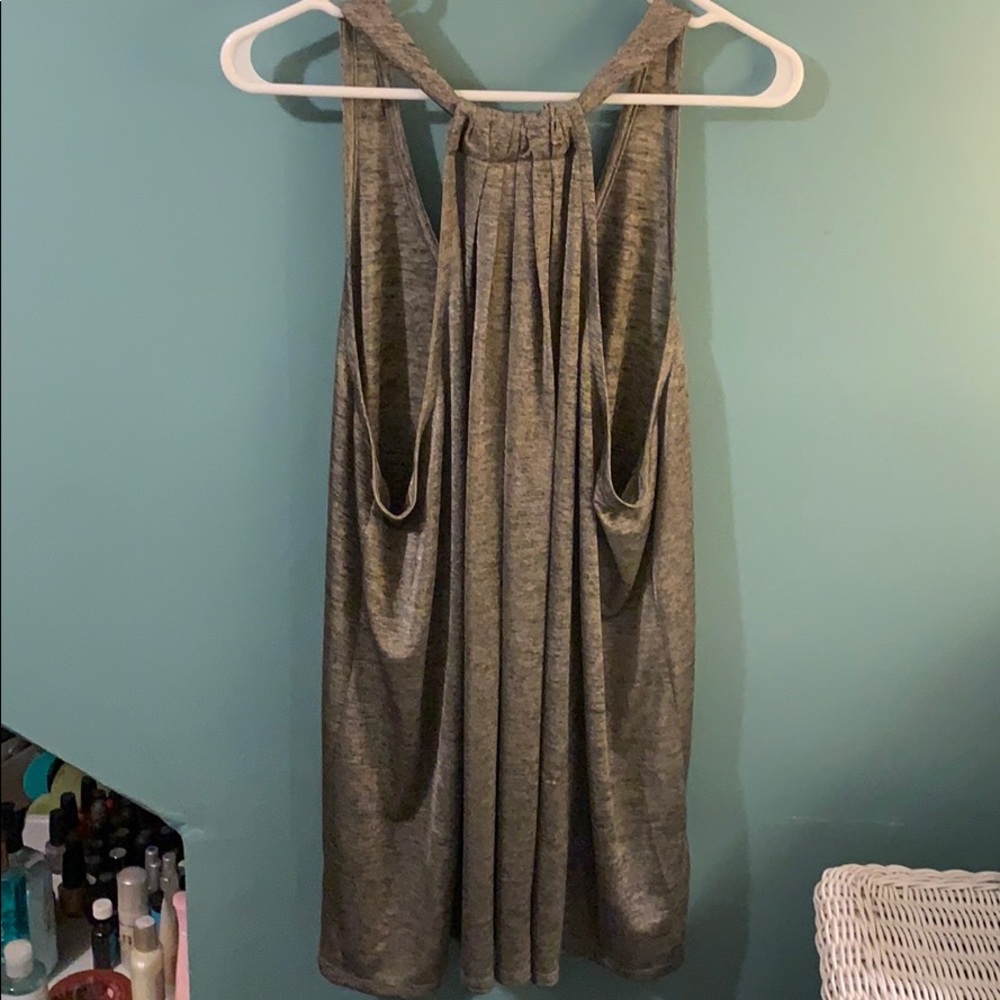 Metallic Drapey Tank - Picture 2 of 4